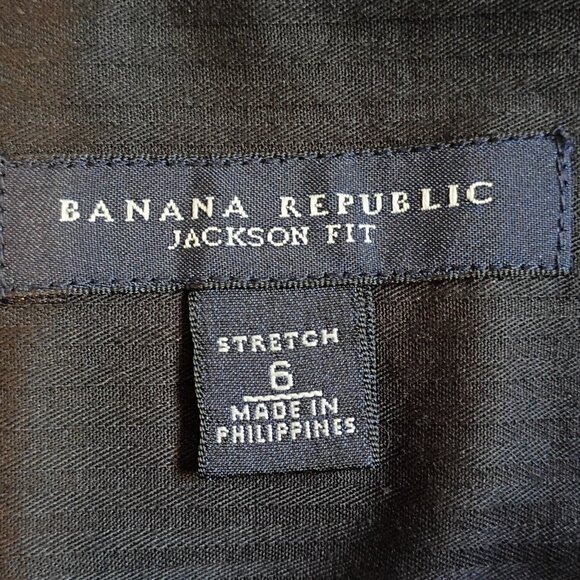 Black Banana Republic high waist sz 6 wool casual dress work classy pants - Picture 6 of 9